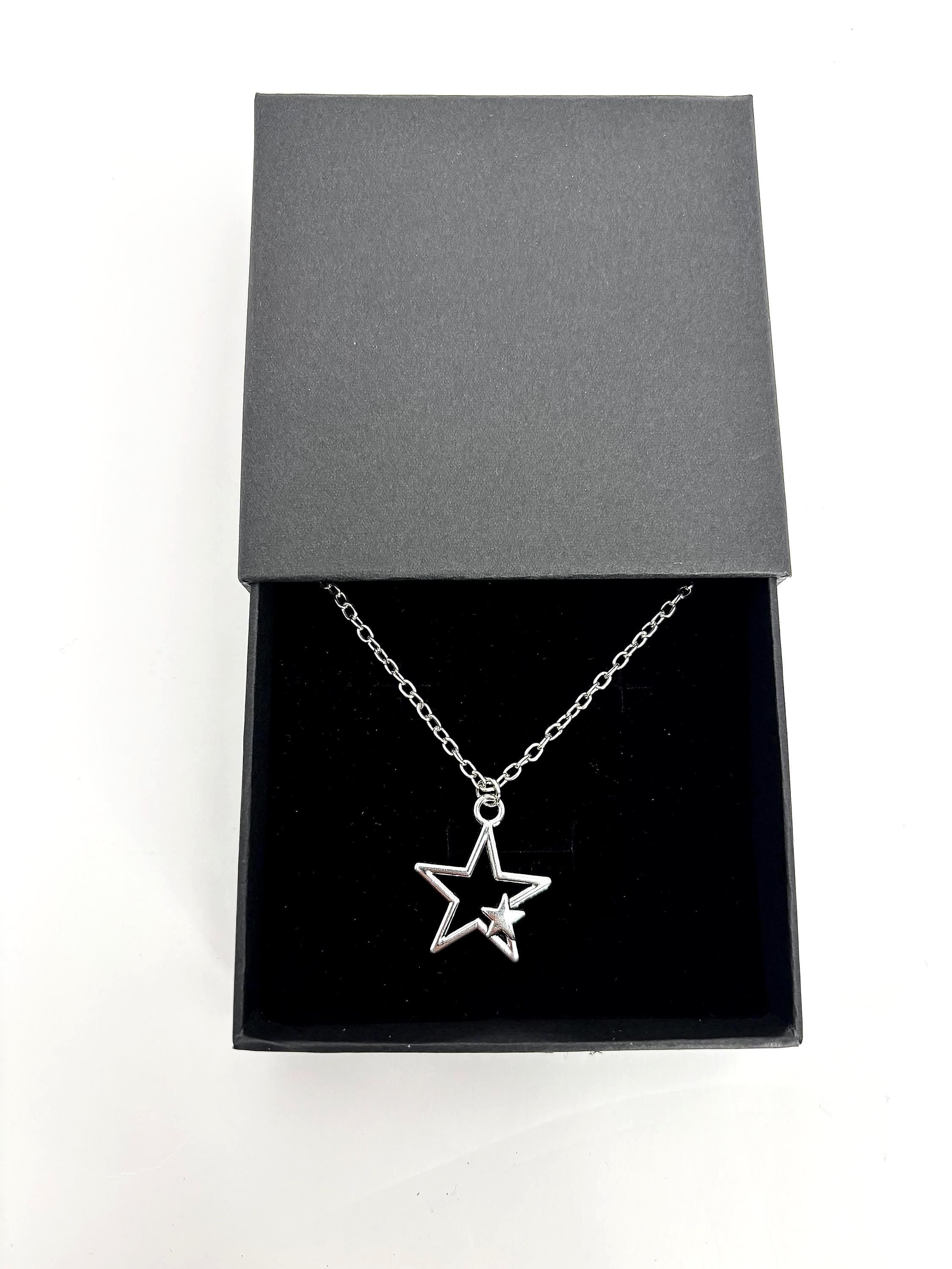 Double Star Pendant Necklace