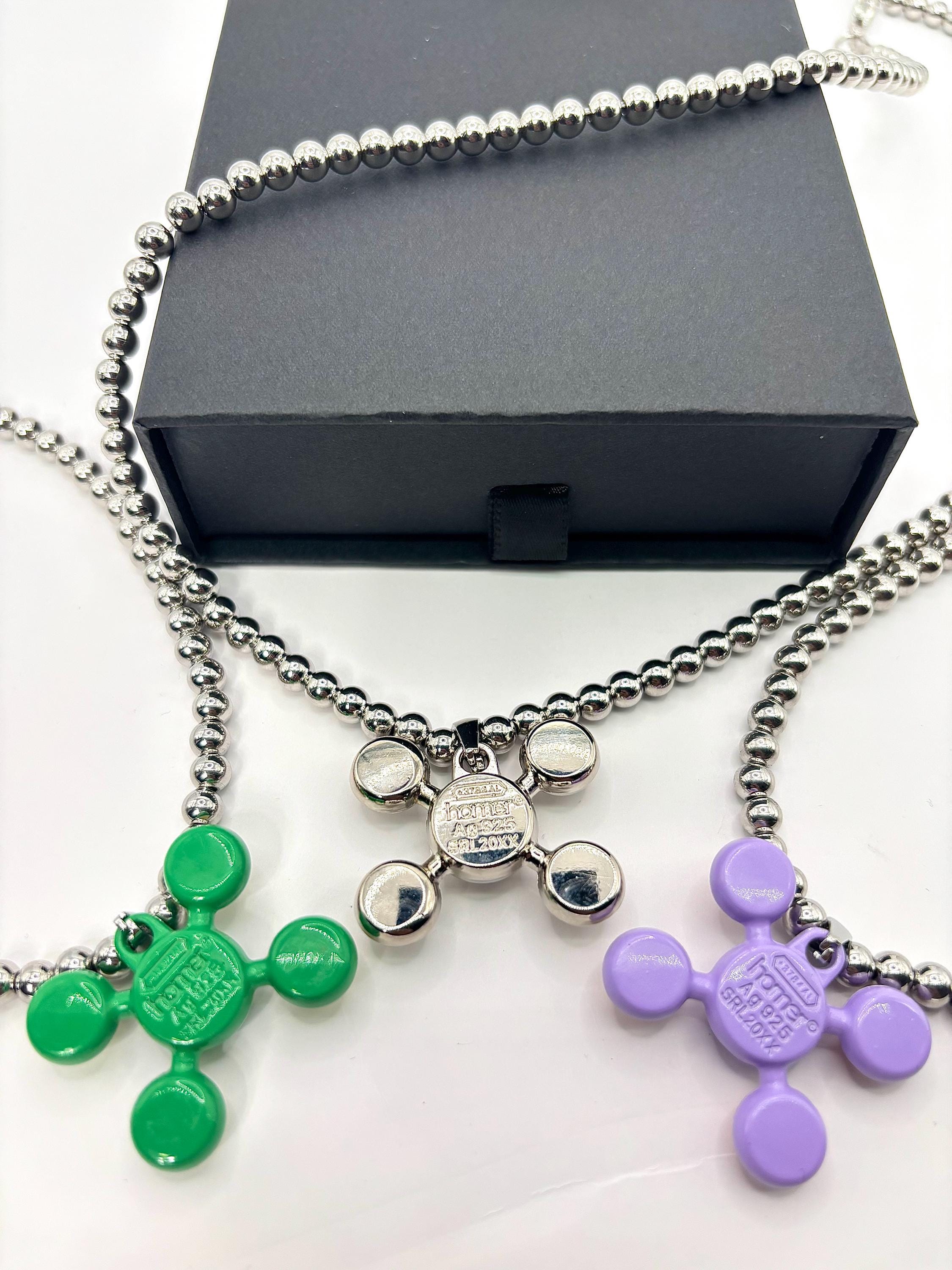 Y2K Homer Ball Chain Necklace
