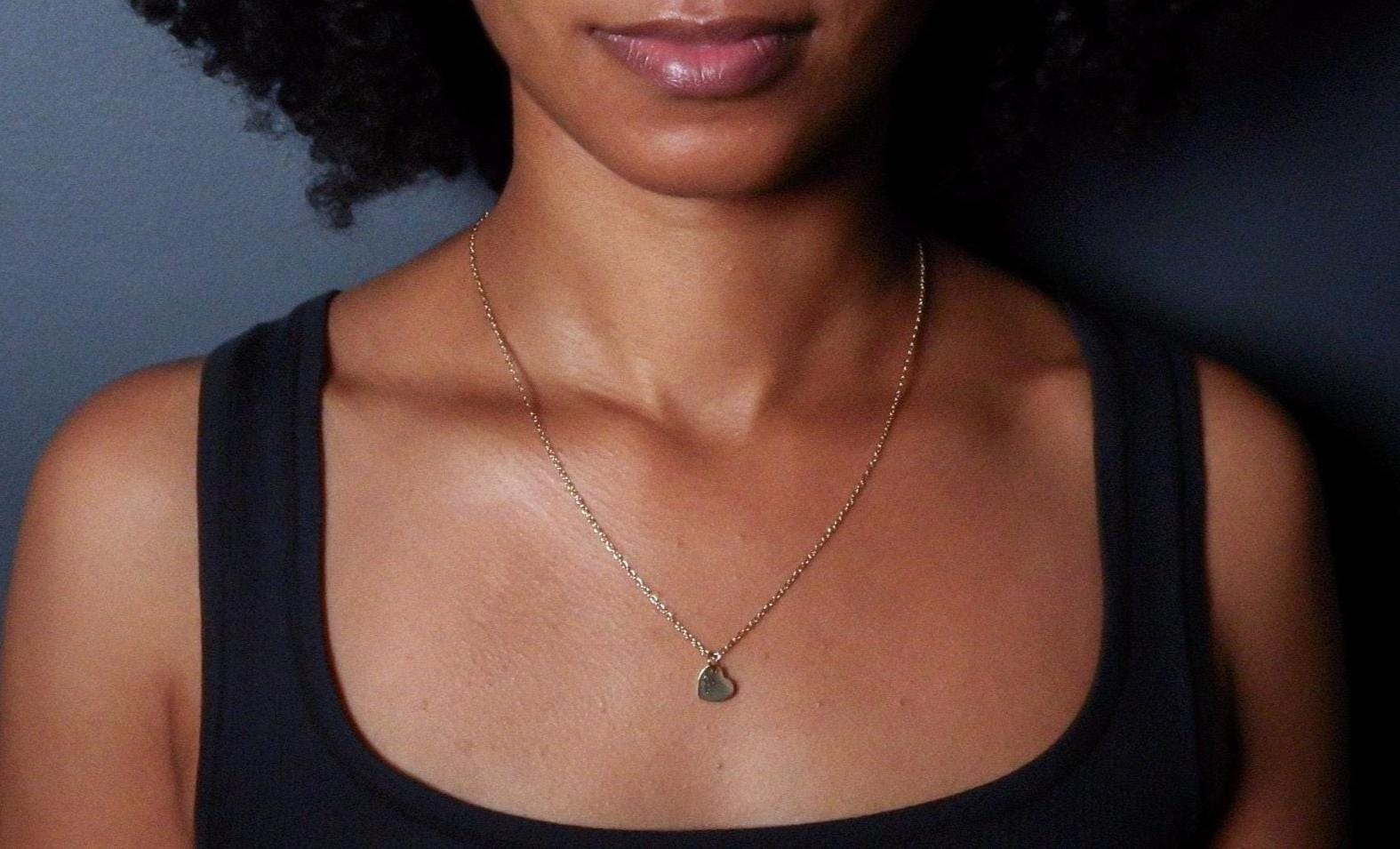 Engravable Heart Necklace