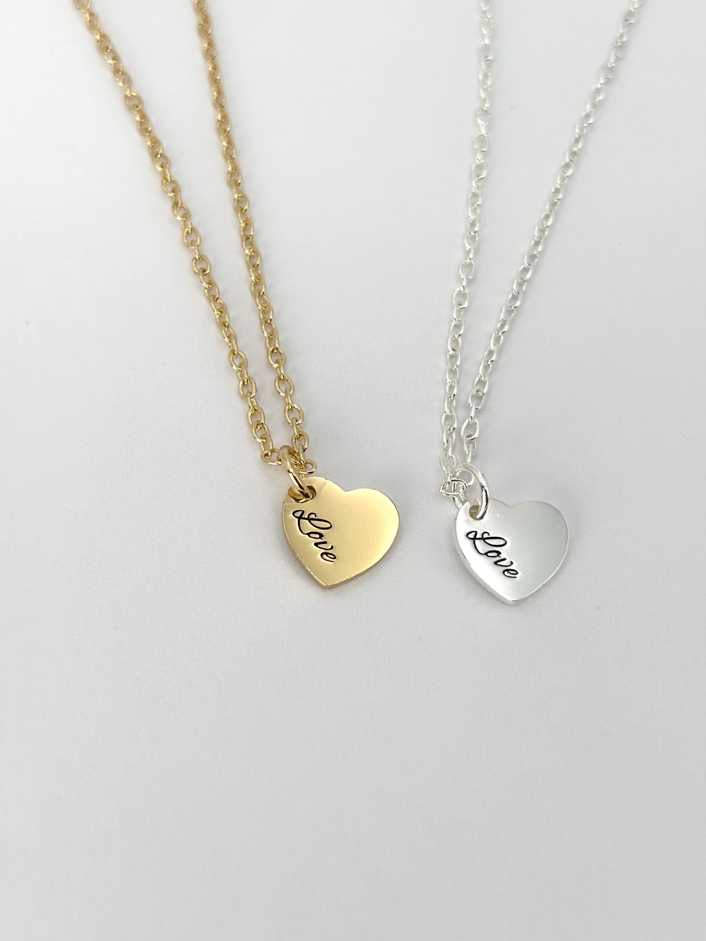 Engravable Heart Necklace