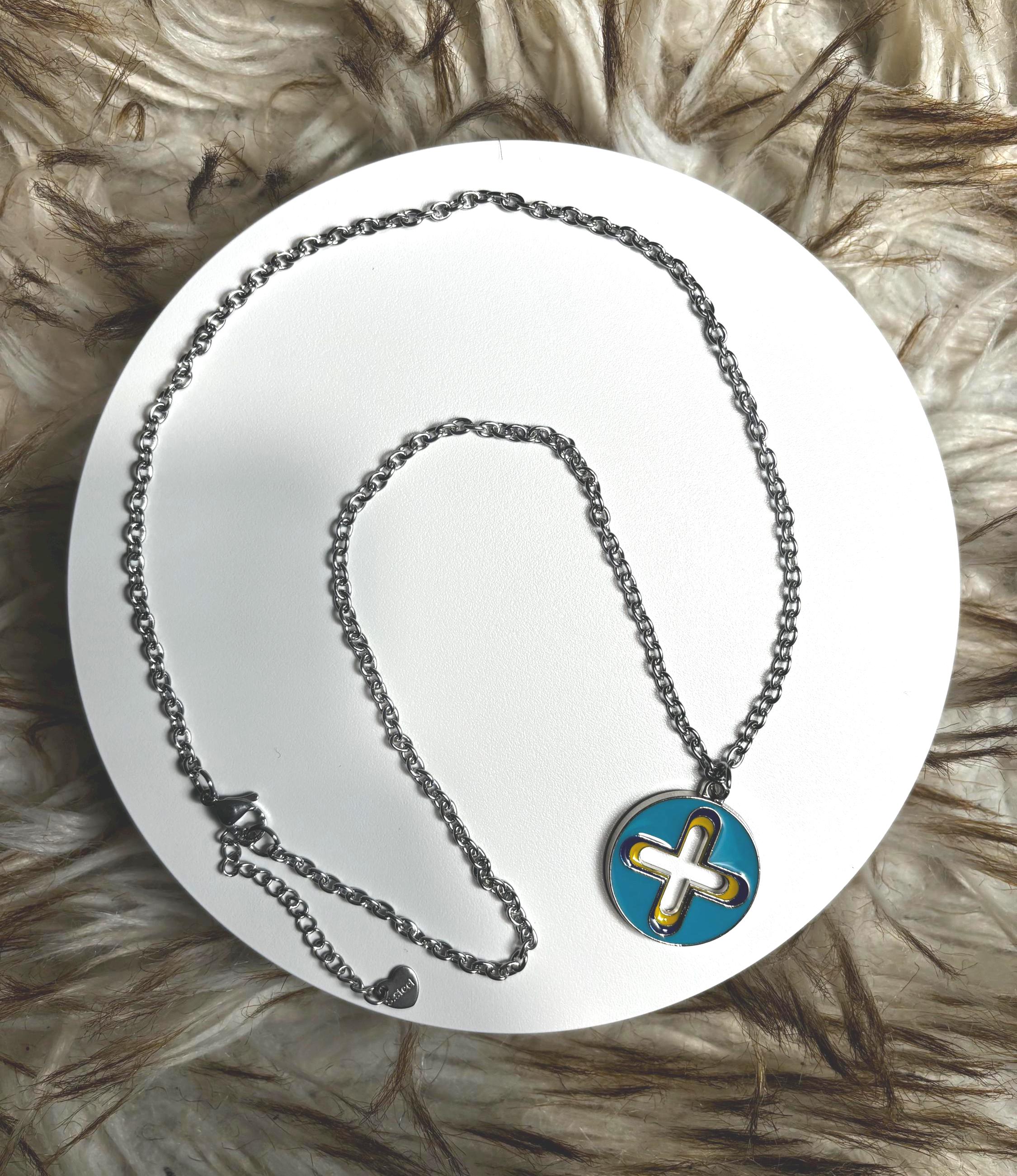 Frank Ocean Homer Silver Plus Necklace