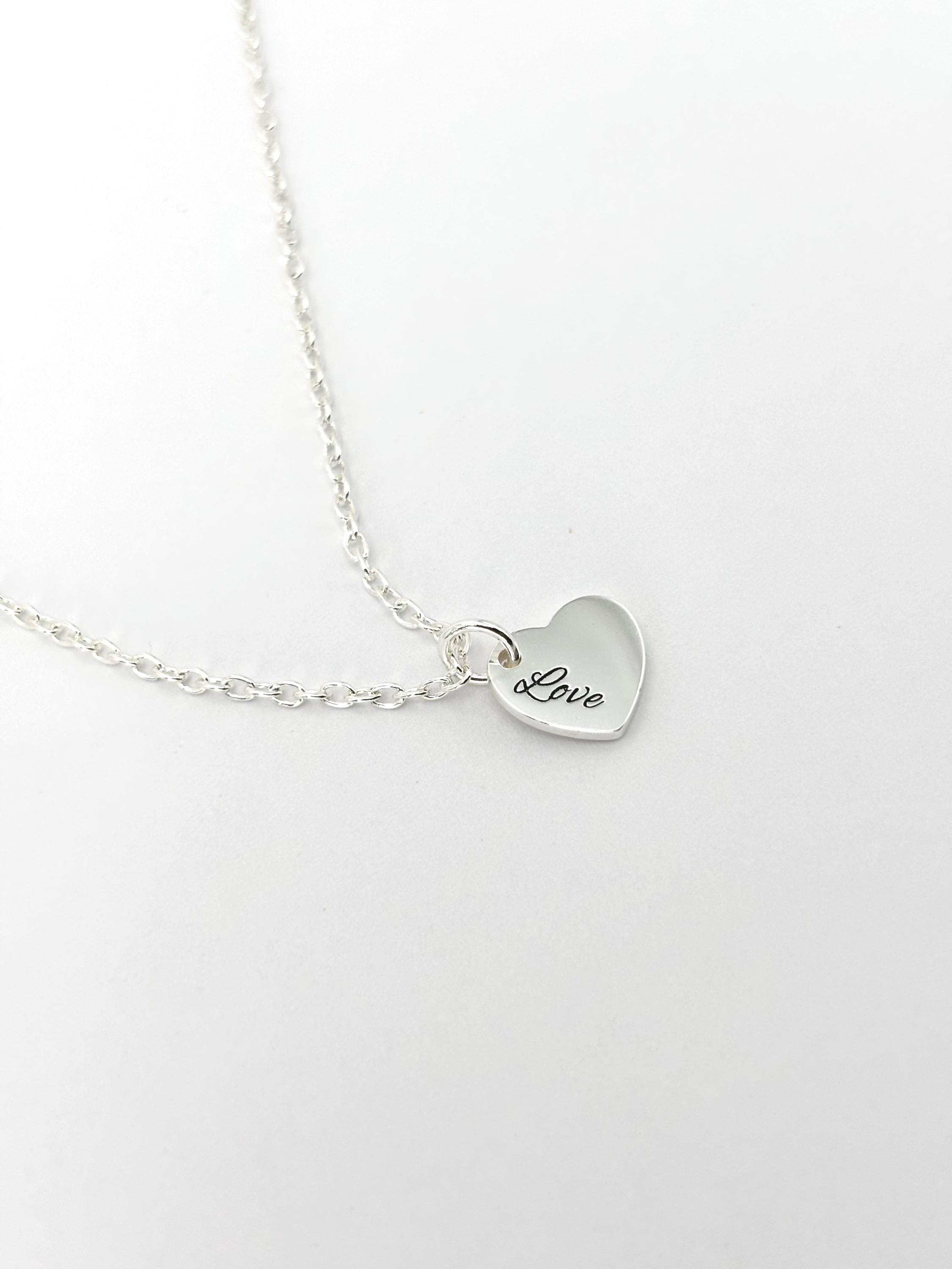 Engravable Heart Necklace