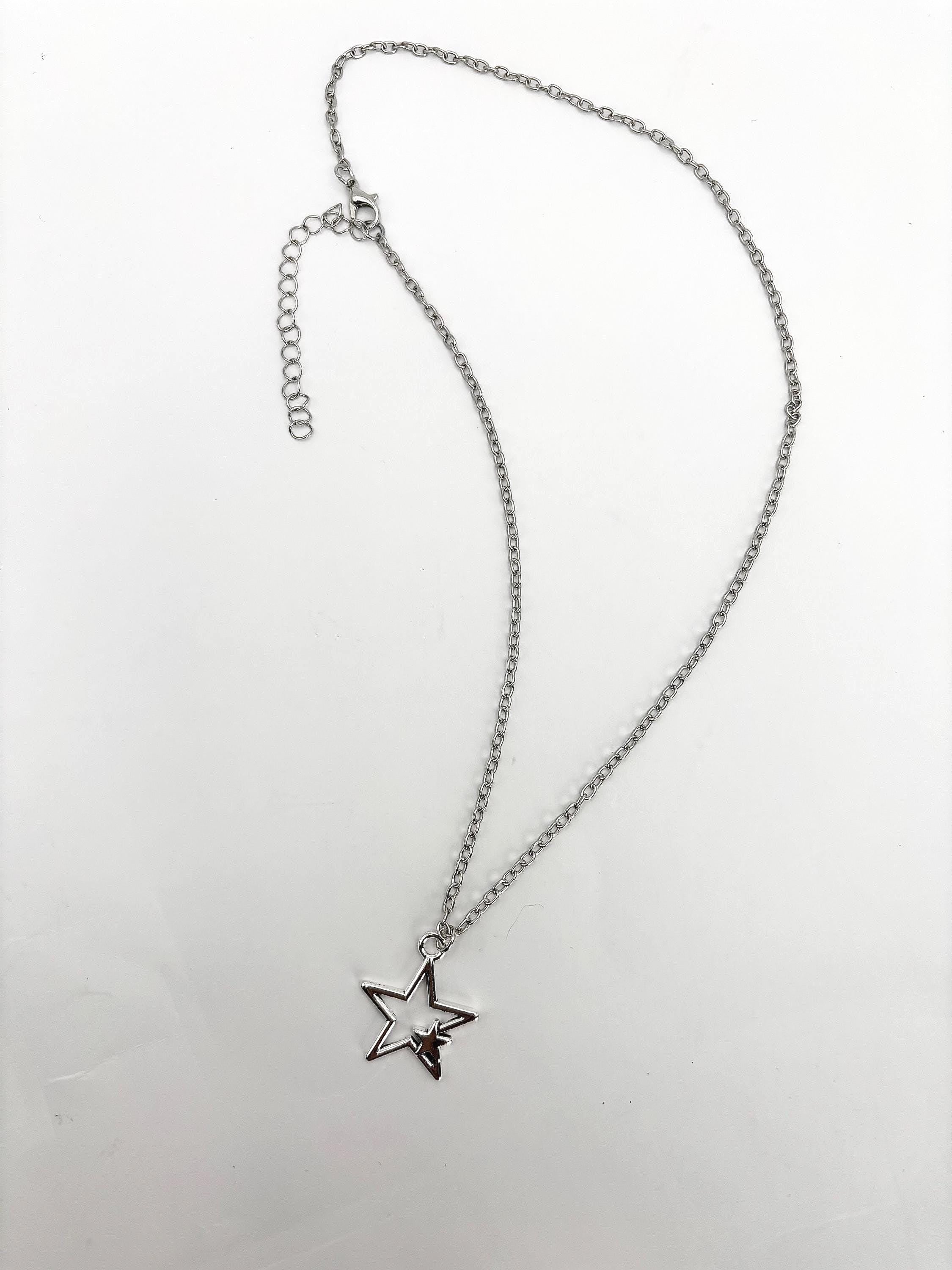Double Star Pendant Necklace