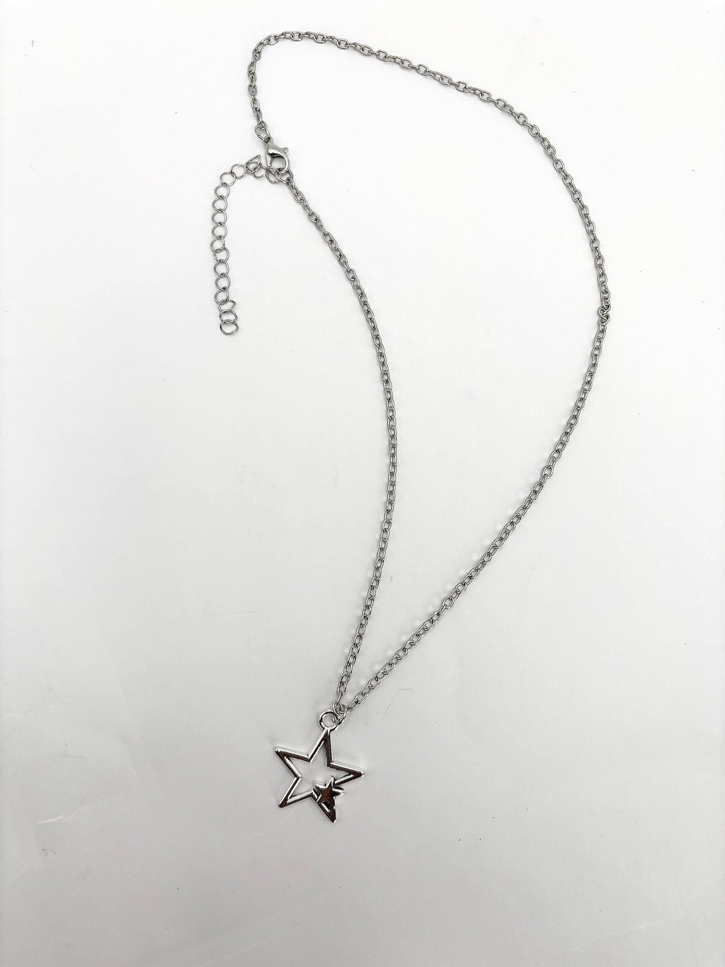 Double Star Pendant Necklace