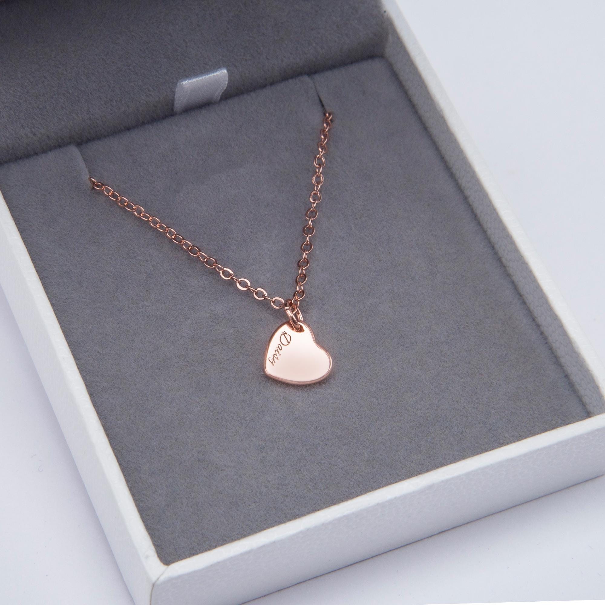 Engravable Heart Necklace