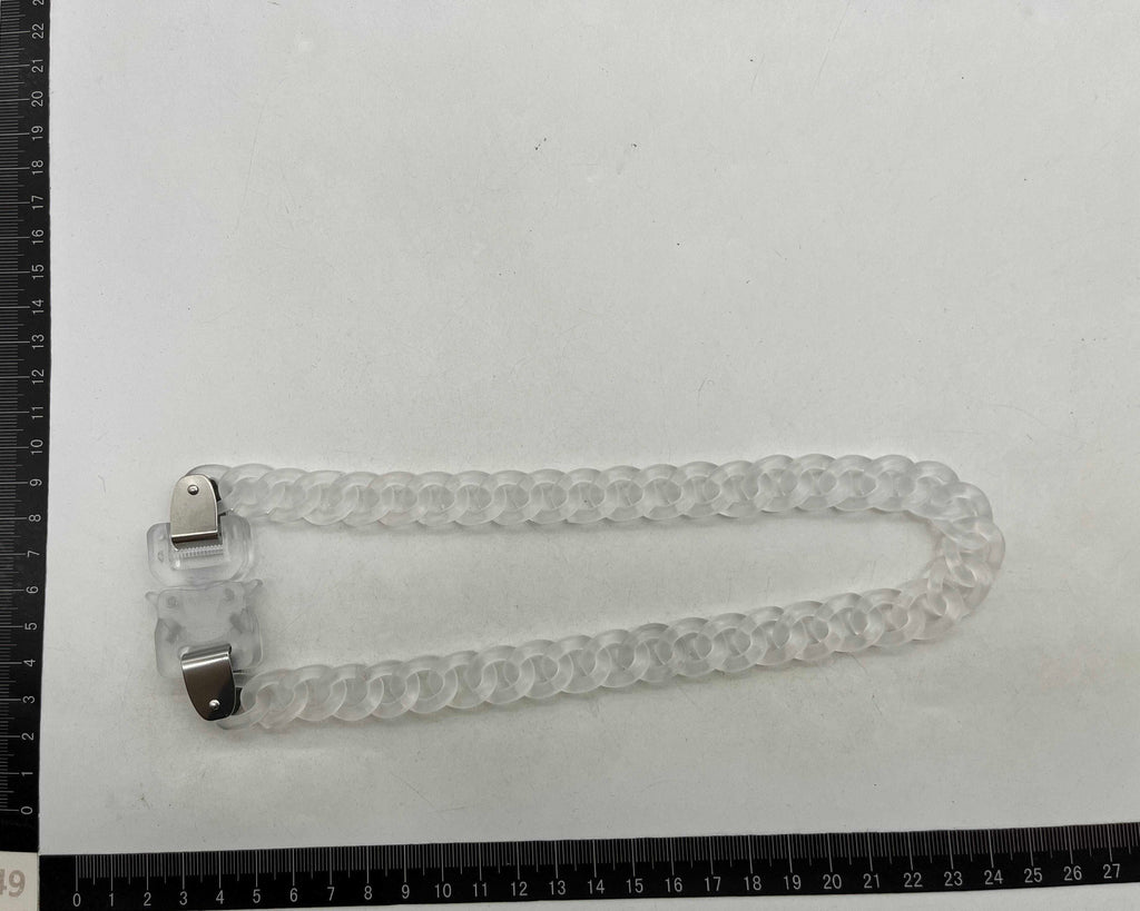 Transparent Buckle Chain Necklace Bracelet Bundle