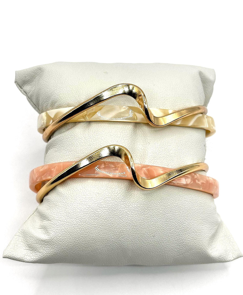 14K Gold Plated Cuff Bangle Bracelet