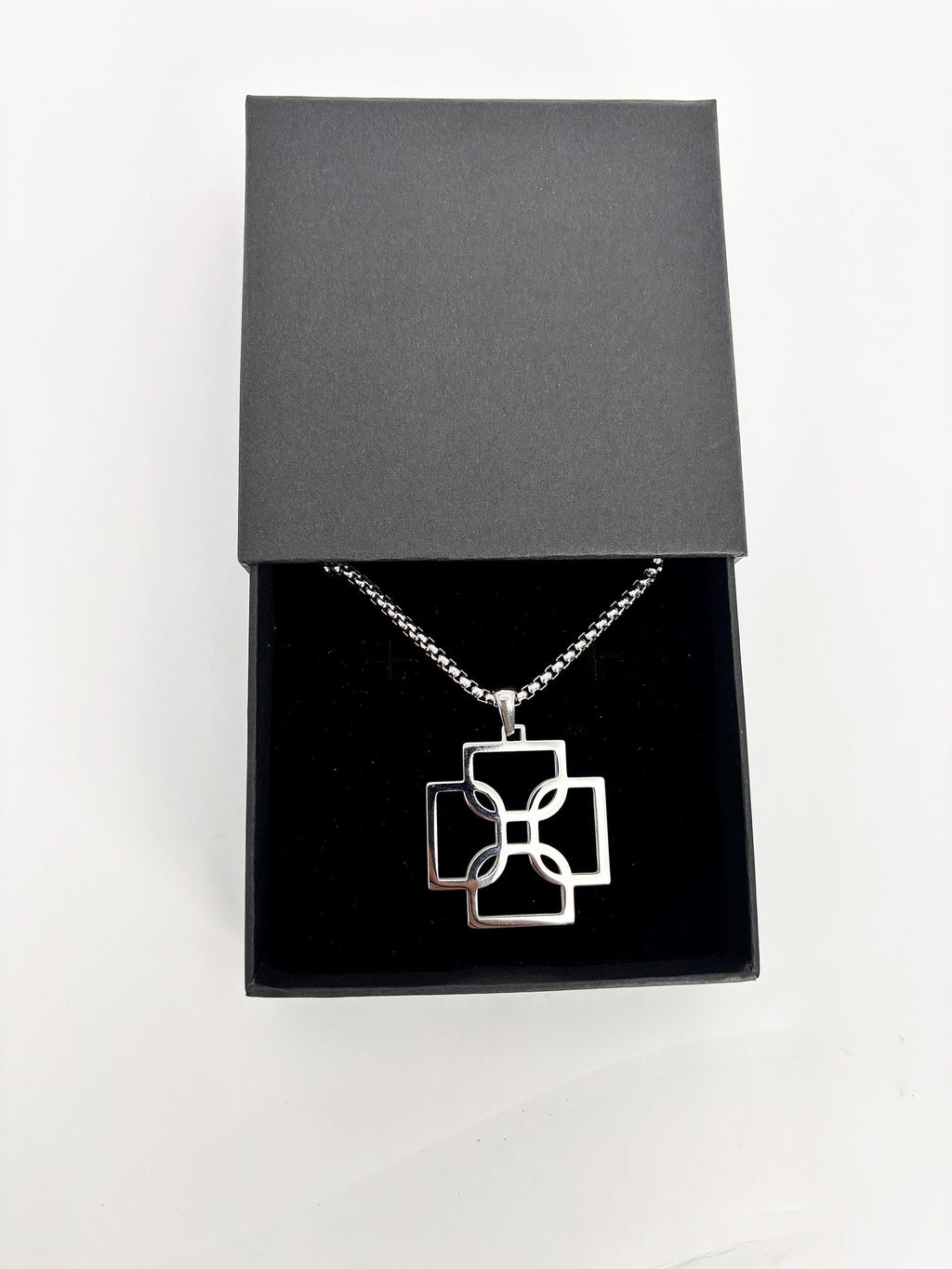 Geo Cross Necklace
